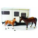 Britains 42846 - Big Farm Horse Trailer with Horse and Foal