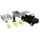 Britains 42969 - Land Rover and Sheep Trailer Set