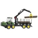 Bruder 02133 - John Deere 1210E Forwarder with 4 Trunks and Grab