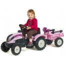 Falk 2056C - Pink Pedal Tractor and Trailer