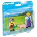 Playmobil 5514 - Country Farm Woman and Boy Duo Pack