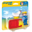 Playmobil 6793 - 1.2.3 Farmer with Wheelbarrow