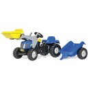 Rolly 023929 - New Holland T7040 Tractor with Frontloader and Trailer