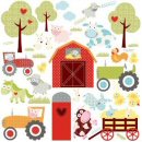 RoomMates - Happi Barnyard Wall Stickers