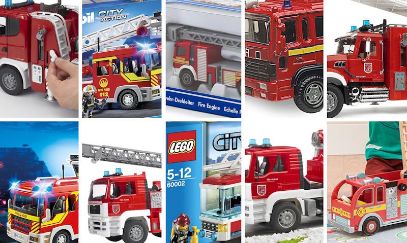 Best red toy fire engines