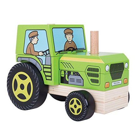 Bigjigs Toys BB125 Stacking Tractor