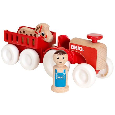 BRIO 30265 Farm Tractor Set