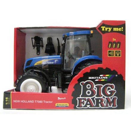 Britains 42423 Big Farm New Holland T7060 Tractor, Boxed