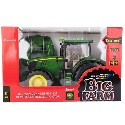 Britains 42838 Big Farm John Deere 6109R R/C Tractor, Boxed