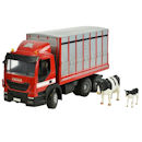Britain Big Farm Iveco Livestock Transport in 1:16 Scale