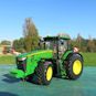 Britains John Deere 8400R Tractor, Diorama