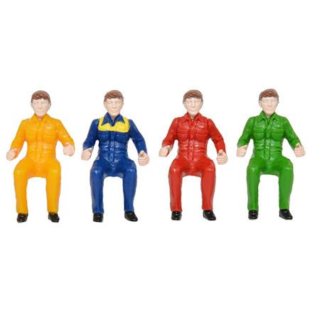 Britains 43203 Sitting Drivers (set of 4), 1:32 Scale