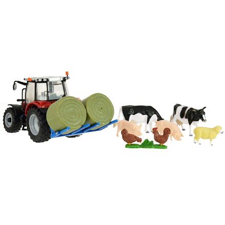 Britains 43205 Massey Ferguson 5612 Tractor Set