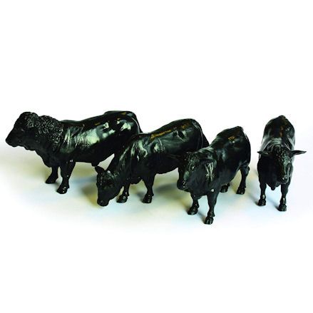 Britains Aberdeen Angus cattle, set of 4