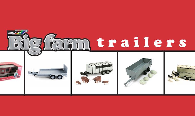 Britains Big Farm trailers