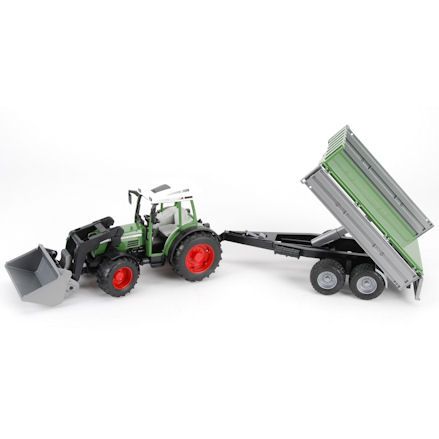 Bruder 01999 Fendt 209 S Tractor, Tipping Trailer