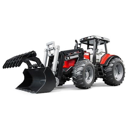 Bruder 02042 Massey Ferguson 7480 Tractor, Grabber Attachment