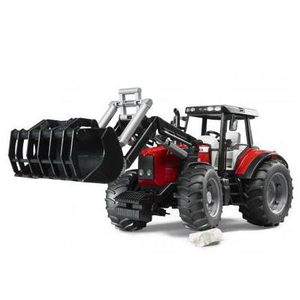 Bruder 02042 Massey Ferguson 7480 Tractor, Front Loader