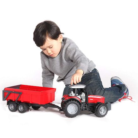 Bruder 02045 Massey Ferguson 7480 Tractor, child playing