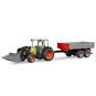 Bruder Claas Nectis 267F Tractor Set, trailer