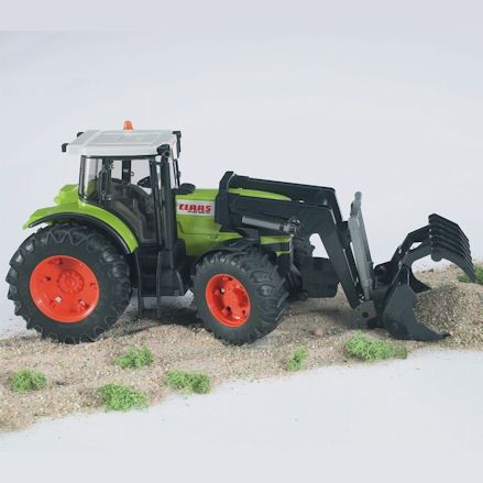 Bruder 03011 Claas Atles 936 RZ Tractor, Grabber Attachment