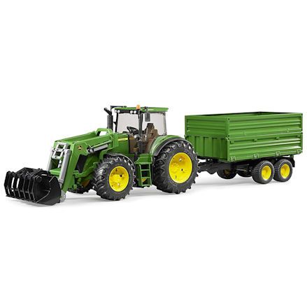 Bruder 03055: John Deere 7930 Tractor with Front Loader, Tipping Trailer