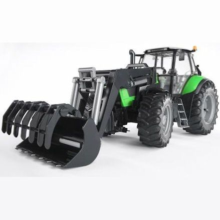 Bruder 03081 Deutz Argotron X720 Tractor, grabber attachment