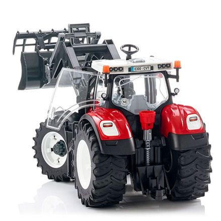 Bruder 03181 Steyr 6300 Terrus CVT Tractor, rear view