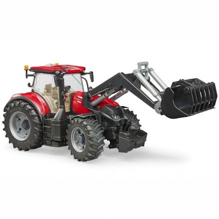 Bruder 03191 Case IH Optum 300 CVX Tractor, grabber attachment