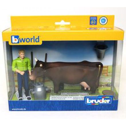 Bruder 62605 Farming Milking Set, boxed