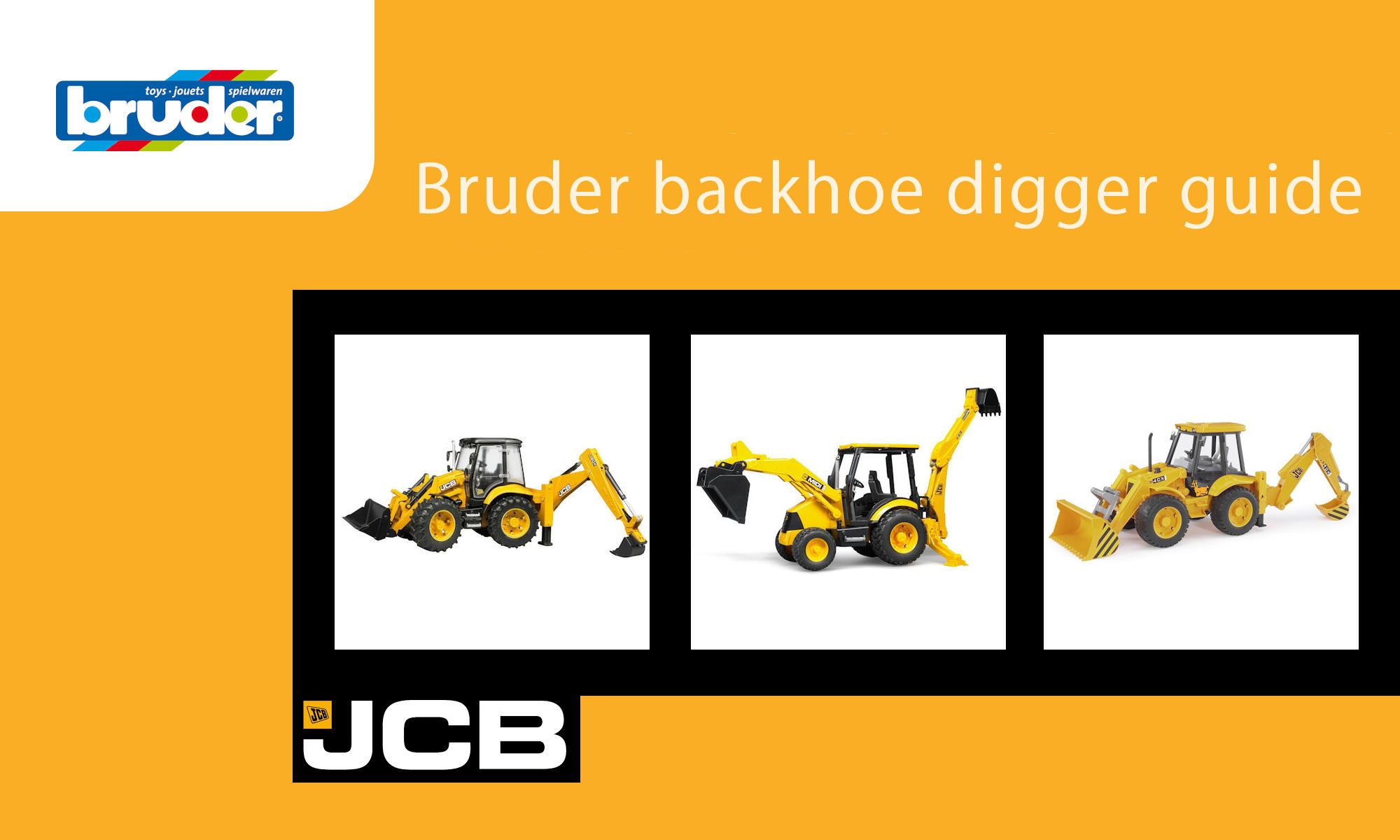 Bruder backhoe diggers guide