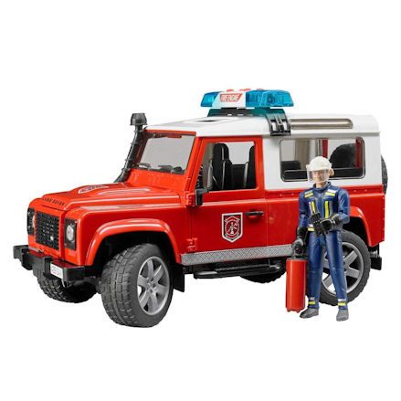 Bruder 02596 Land Rover Defender Fire Dept.