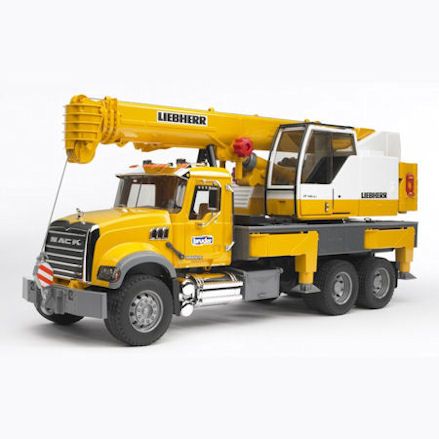 Bruder MACK Granite Liebherr Crane Truck