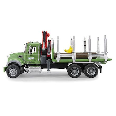 Bruder MACK Granite Timber Truck with Loading Crane
