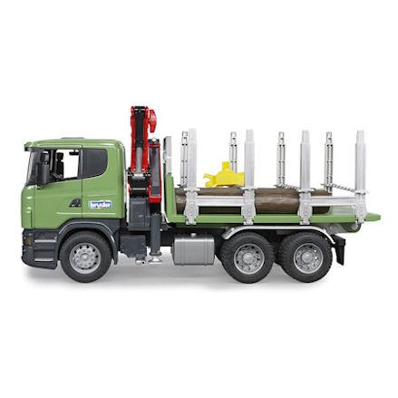 Bruder Scania R-Series Timber Truck with Loading Crane