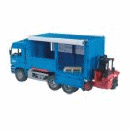 MAN TGA with Tilt Sided Interchange Container & Forklift