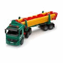 MB Actros Pole Loading Truck with Portal Jib Crane