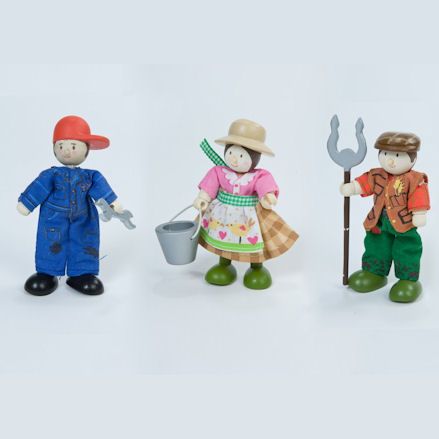 Le Toy Van BK904 Budkins Farmers, blue figure