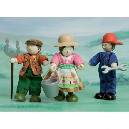 Le Toy Van BK904 Budkins Farmers, diorama