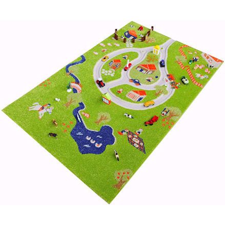 Little Helper IVI: 3D Fun Farm Play Rug