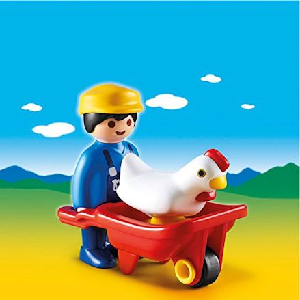 Playmobil 6793 Farmer, diorama setup