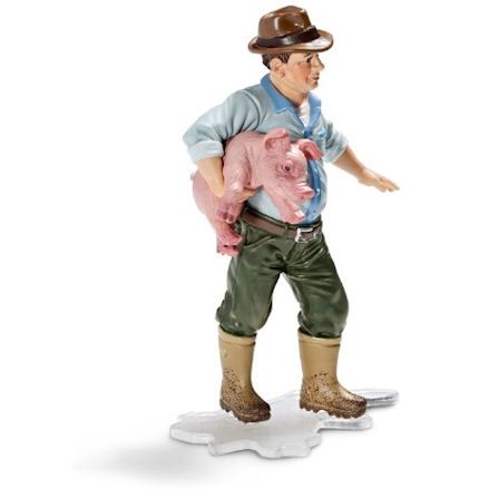 Schleich 13467 Farmer with Piglet