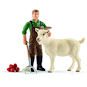 Schleich Farmer with Goat