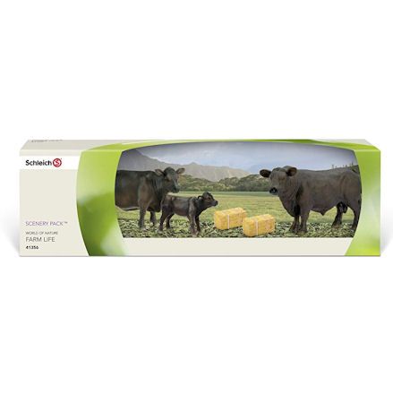 Schleich Angus cattle in box set