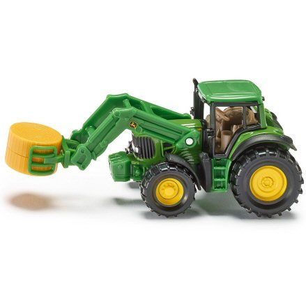 Siku 1379 John Deere Tractor, Bale Grabber & Bale