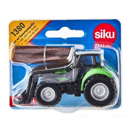 Siku 1380 Deutz Fahr Agrotron TTV Forestry Tractor, packet