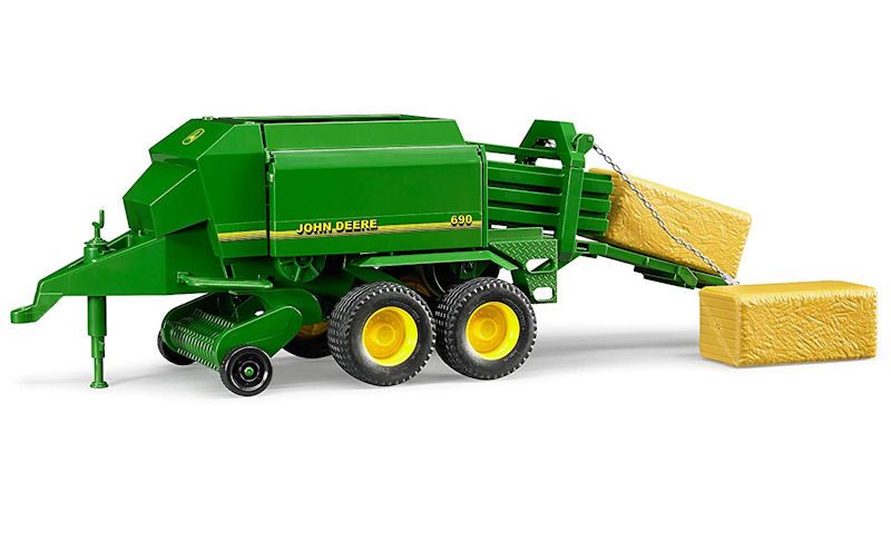 john deere hay baler toy